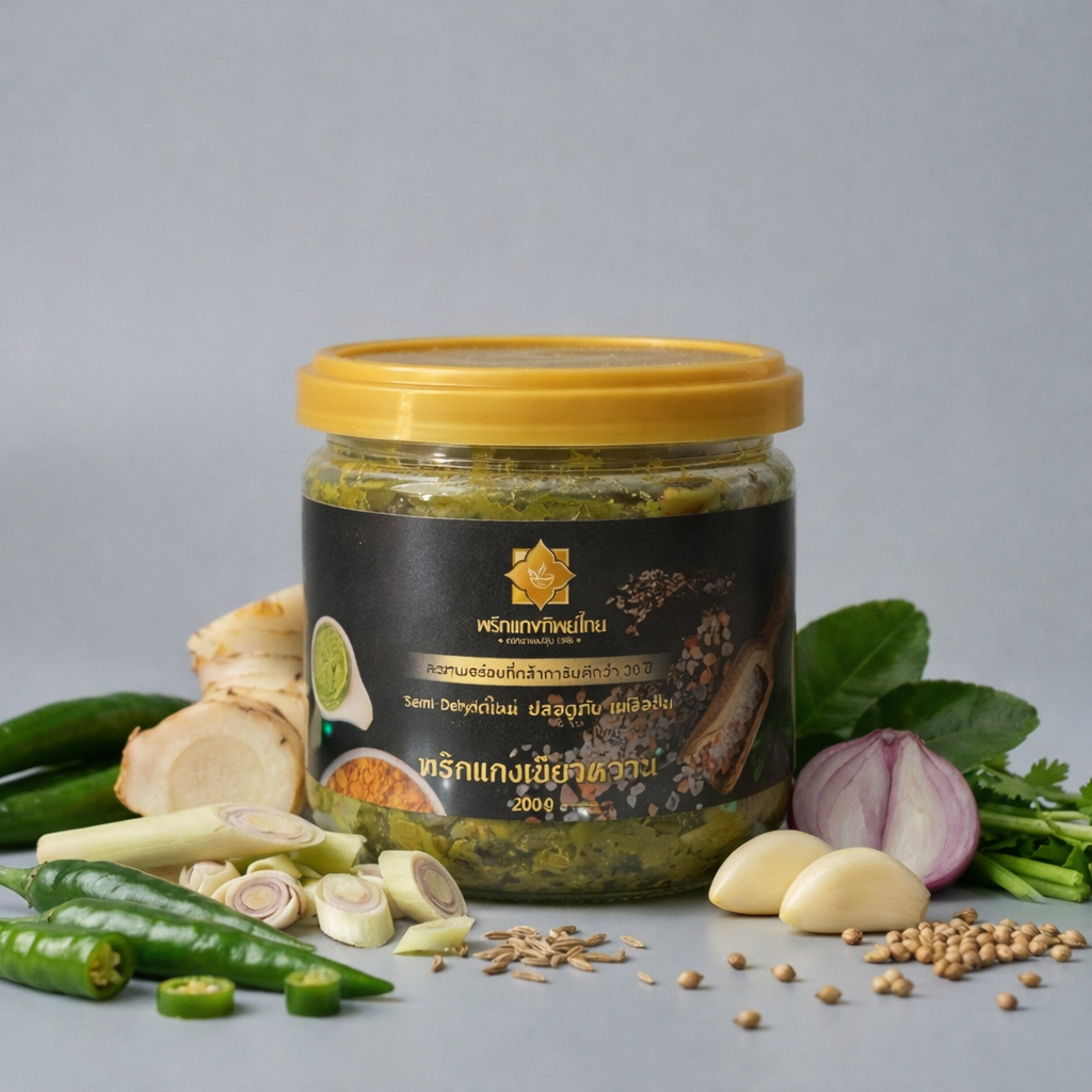 Grüne Currypaste (200g)🌶️🌶️🌶️🌶️🌶️